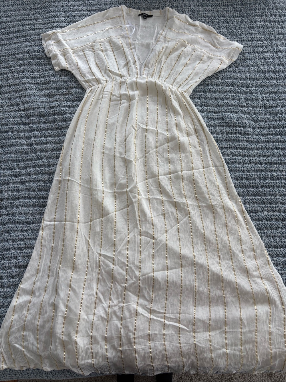 Lulus Goddess Vibes Ivory Dress